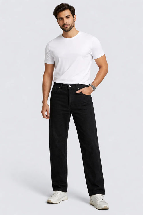 Straight stretchable Denim (Mustang)