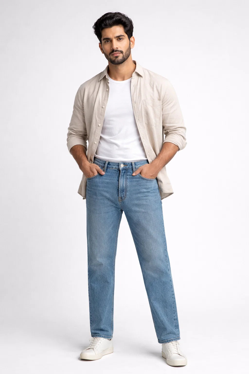 Straight Stretchable Denim – ZARA